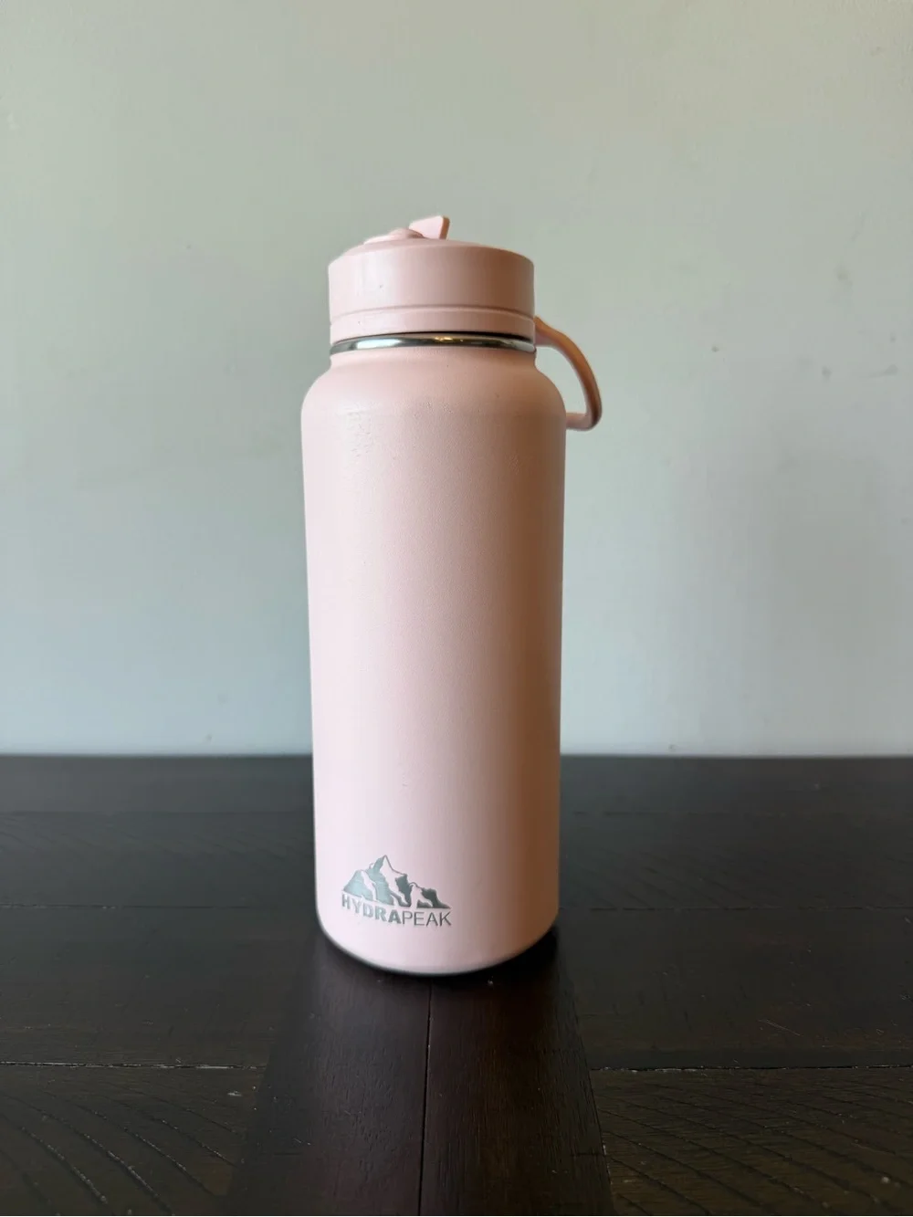 Hydrapeak Pink Stainless Steel Insulated Water Bottle 32oz.